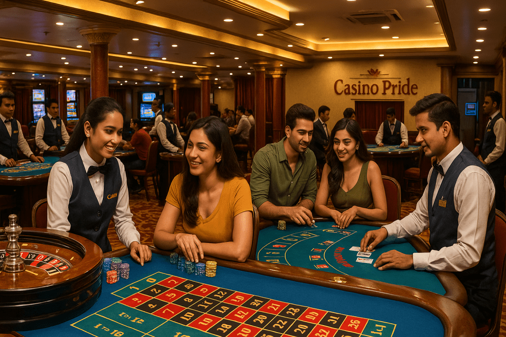 Casino Pride Goa – best casino for beginners with friendly games and vibrant atmosphere.